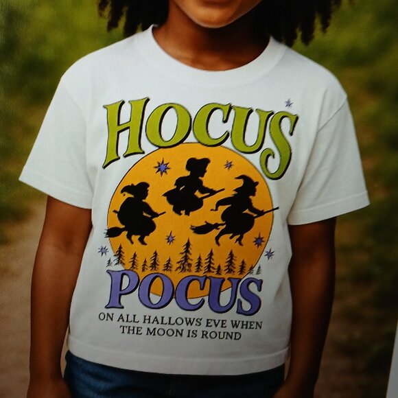 Love Tribe Tops - Love Tribe Women's Hocus Pocus Graphic  Short Sleeve  Tee Junior  XL